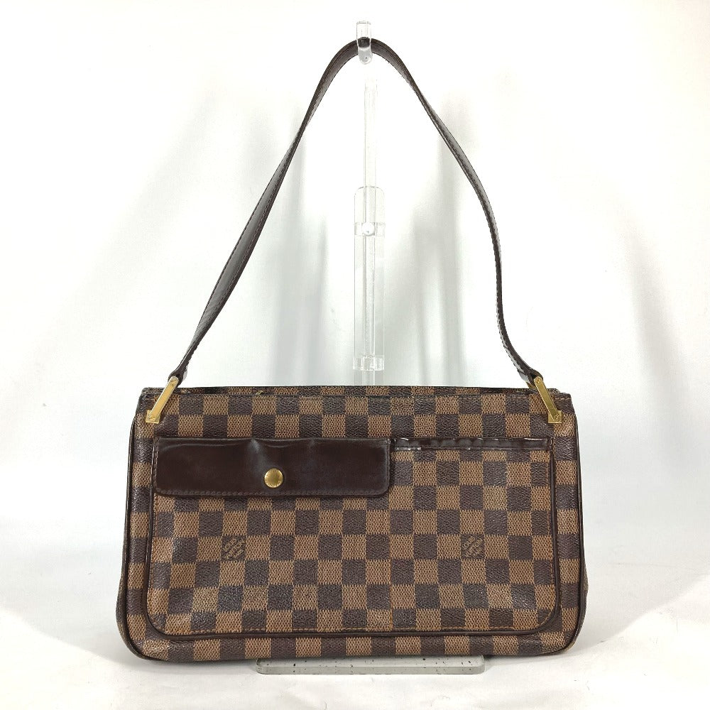 LOUIS VUITTON N51129 Damier Auburn Shoulder Bag, Damier Canvas, Women's, Ebene Brown