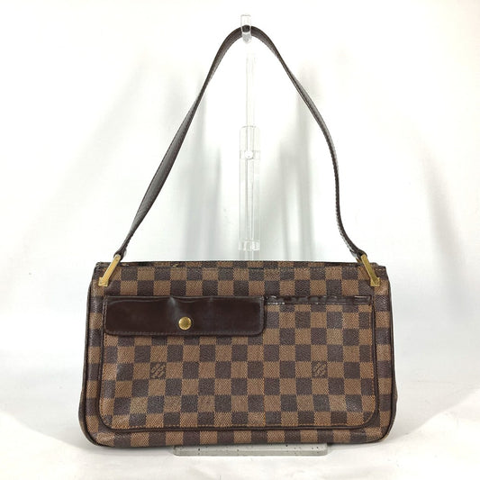 LOUIS VUITTON N51129 Damier Auburn Shoulder Bag, Damier Canvas, Women's, Ebene Brown