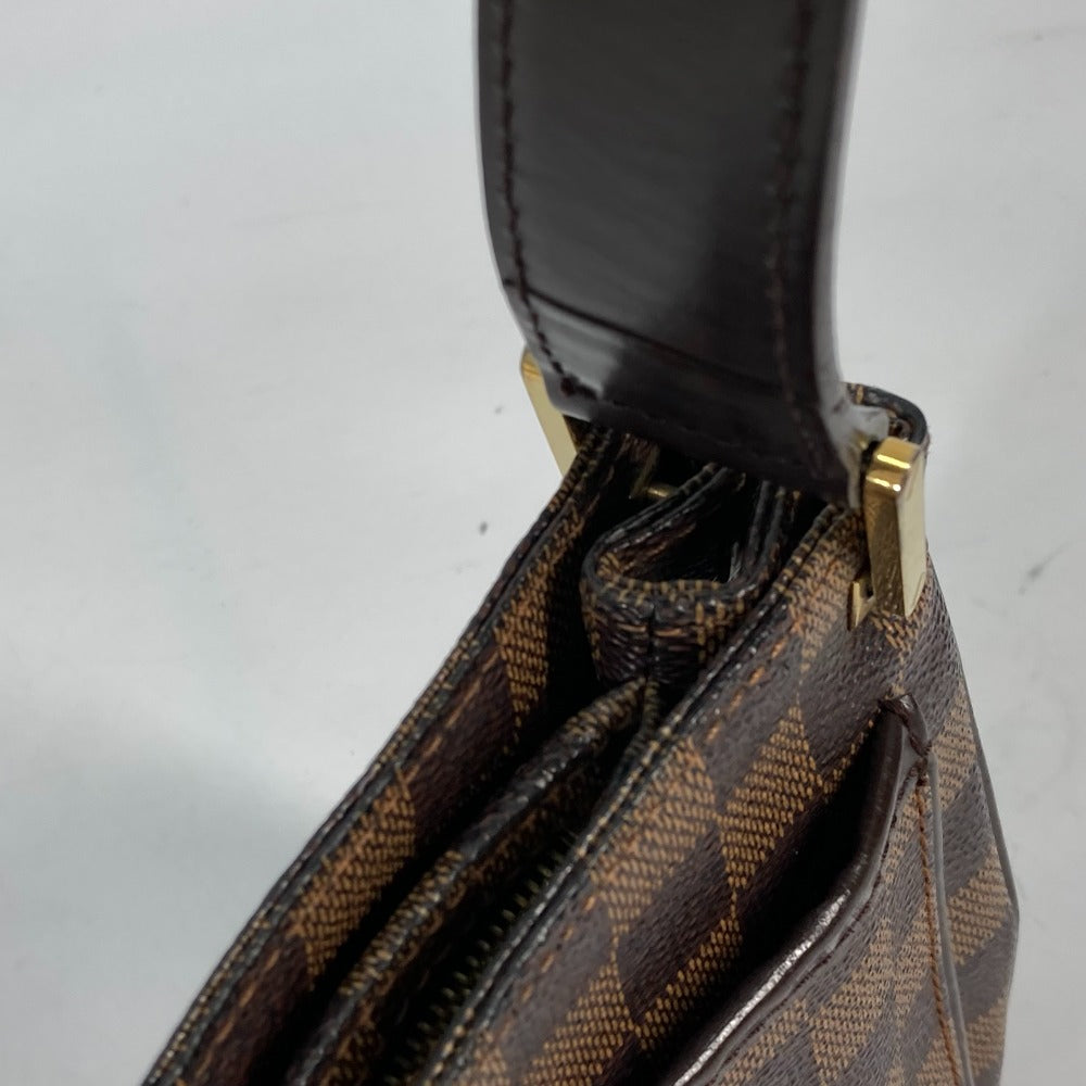 LOUIS VUITTON N51129 Damier Auburn Shoulder Bag, Damier Canvas, Women's, Ebene Brown