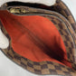 LOUIS VUITTON N51129 Damier Auburn Shoulder Bag, Damier Canvas, Women's, Ebene Brown