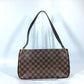 LOUIS VUITTON N51129 Damier Auburn Shoulder Bag, Damier Canvas, Women's, Ebene Brown