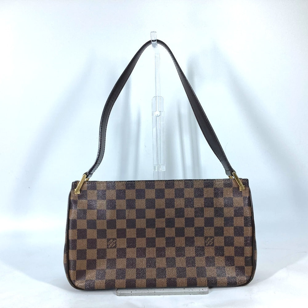 LOUIS VUITTON N51129 Damier Auburn Shoulder Bag, Damier Canvas, Women's, Ebene Brown