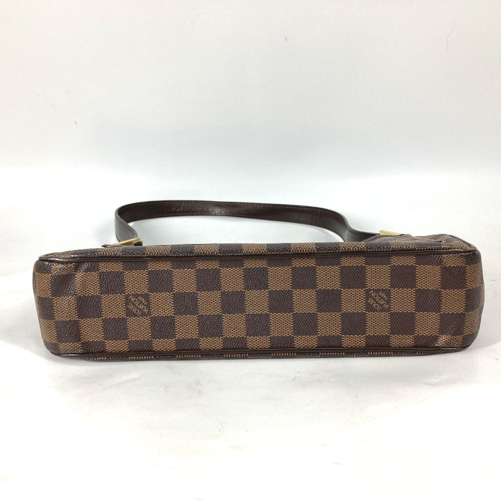 LOUIS VUITTON N51129 Damier Auburn Shoulder Bag, Damier Canvas, Women's, Ebene Brown