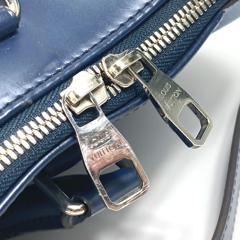 LOUIS VUITTON M51700 ポルトドキュマン ジュール PDJ ハンドバッグ カバン 2WAY ブリーフケース ビジネスバッグ エピレザー メンズ ブルーアズール