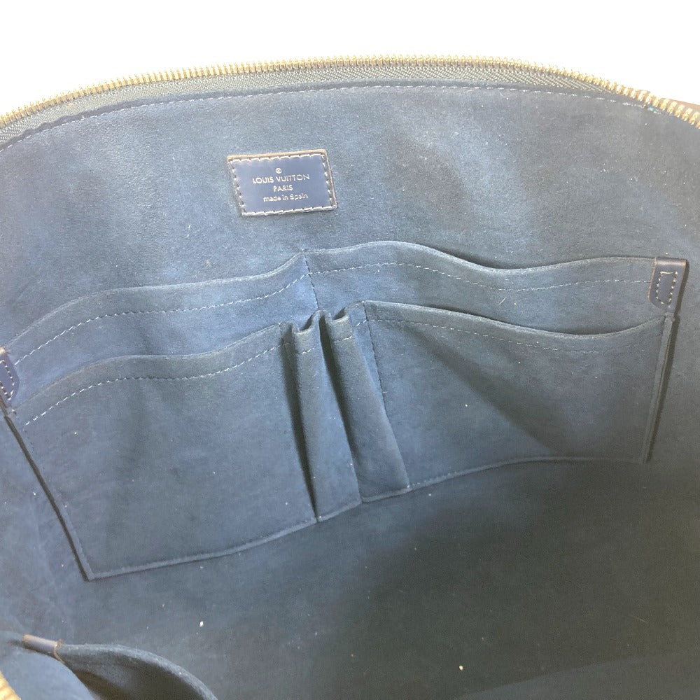 LOUIS VUITTON M51700 ポルトドキュマン ジュール PDJ ハンドバッグ カバン 2WAY ブリーフケース ビジネスバッグ エピレザー メンズ ブルーアズール
