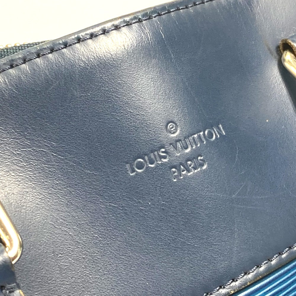 LOUIS VUITTON M51700 ポルトドキュマン ジュール PDJ ハンドバッグ カバン 2WAY ブリーフケース ビジネスバッグ エピレザー メンズ ブルーアズール
