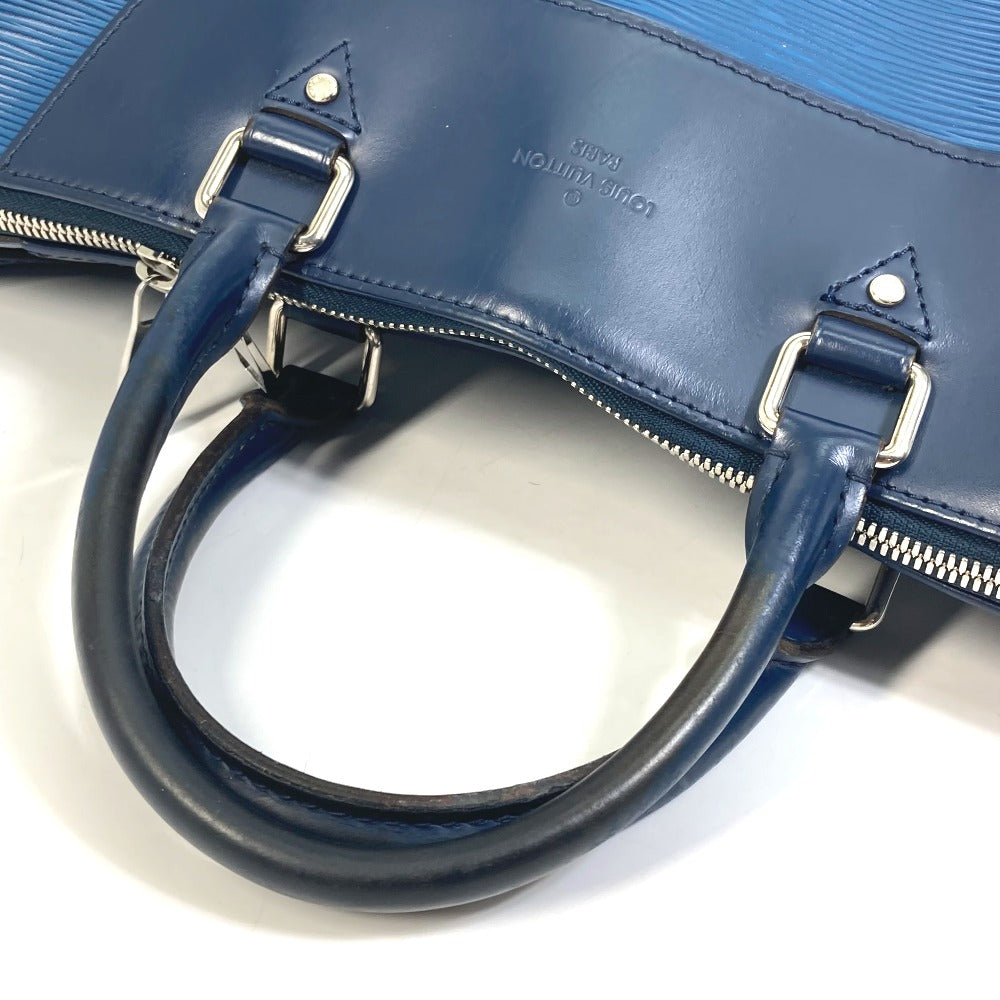 LOUIS VUITTON M51700 ポルトドキュマン ジュール PDJ ハンドバッグ カバン 2WAY ブリーフケース ビジネスバッグ エピレザー メンズ ブルーアズール