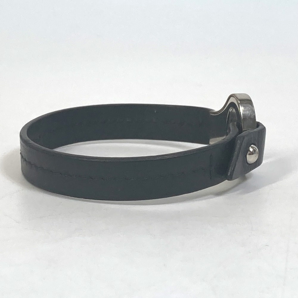 LOUIS VUITTON M6290 アクセサリー ブラスレ アーカイブ バングル ブレスレット レザー メンズ ブラック