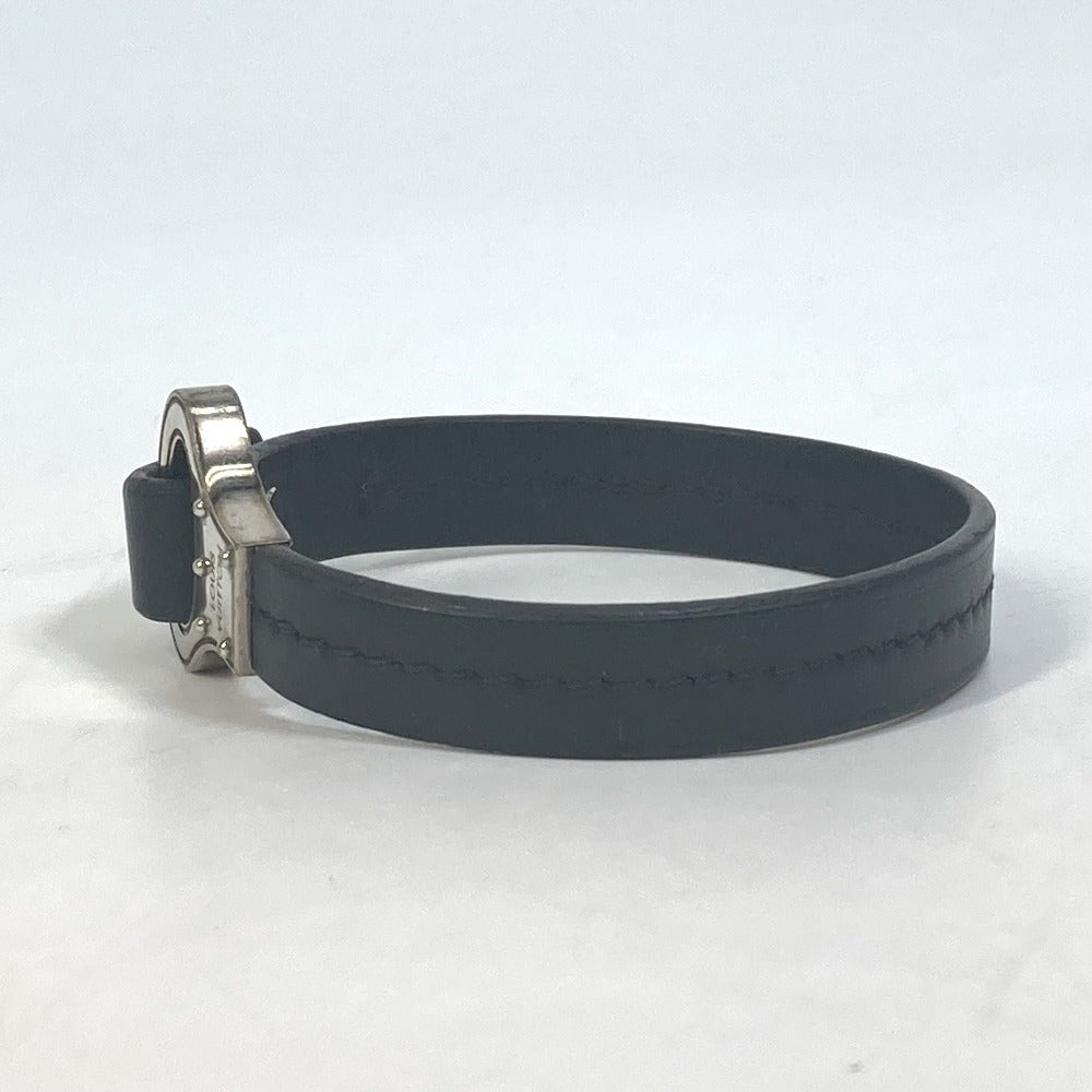 LOUIS VUITTON M6290 アクセサリー ブラスレ アーカイブ バングル ブレスレット レザー メンズ ブラック