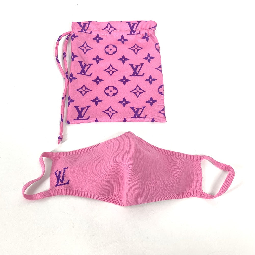 LOUIS VUITTON MP3087 モノグラム マスク・マイユ 巾着ポーチ セット アクセサリー マスク ナイロン レディース ピンク - brandshop-reference