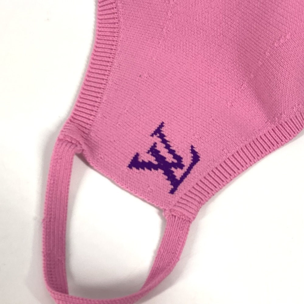 LOUIS VUITTON MP3087 モノグラム マスク・マイユ 巾着ポーチ セット ペア マスク ナイロン レディース ピンク - brandshop-reference