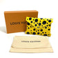 LOUIS VUITTON M81959 イエローレザードットのみ 草間彌生　LV × YK ポシェット・キリガミ キリガミ ポーチ レザー レディース イエロー×ブラック