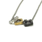 Louis Vuitton M00675 Monogram Rantaian Bold Rantaian Kalung Logam Lelaki Perak X Black X Gold Silver