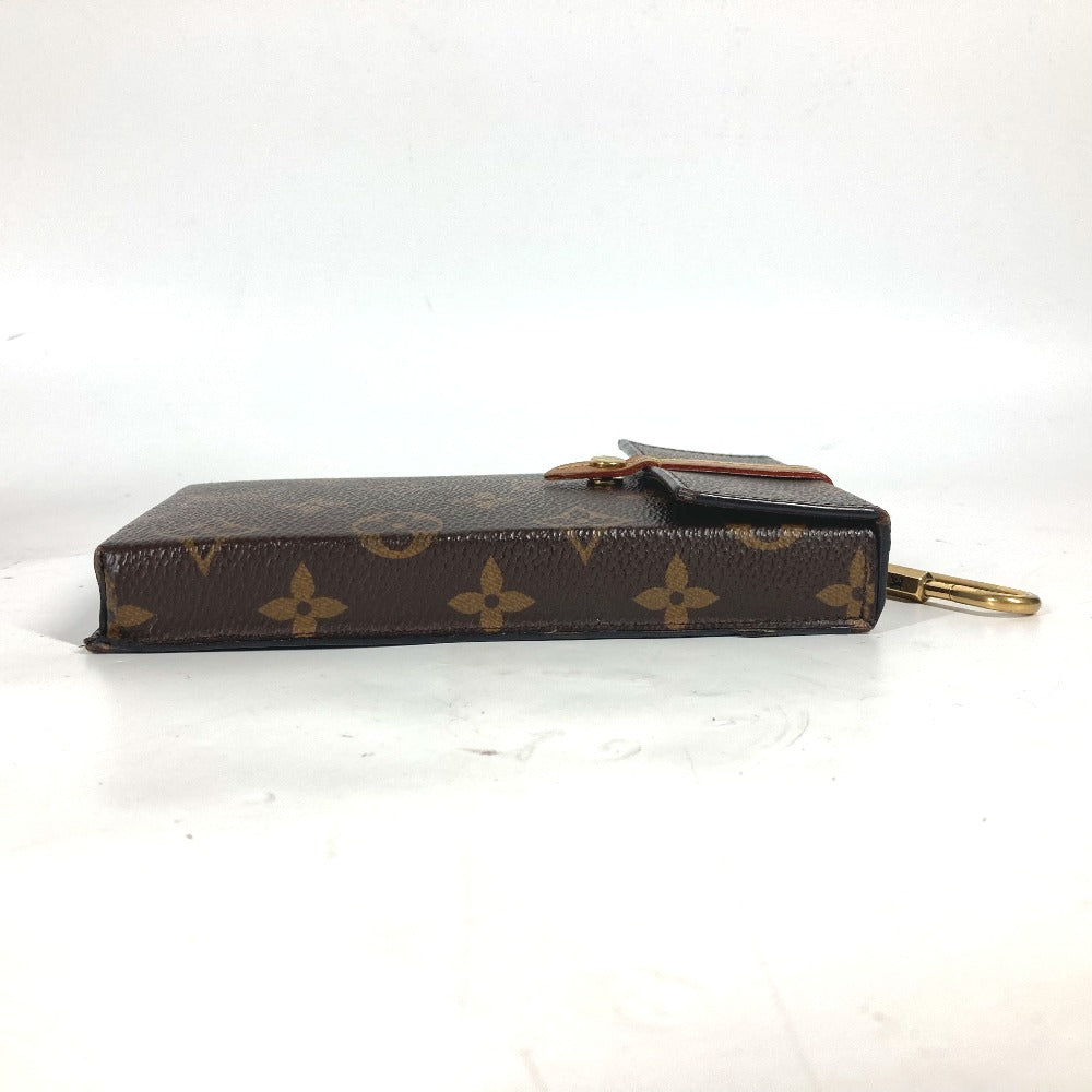 LOUIS VUITTON M68523 モノグラム ボックス フォンケース スマホケース カラビナ付き ポーチ モノグラムキャンバス ユニセックス ブラウン