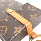 LOUIS VUITTON M68523 モノグラム ボックス フォンケース スマホケース カラビナ付き ポーチ モノグラムキャンバス ユニセックス ブラウン