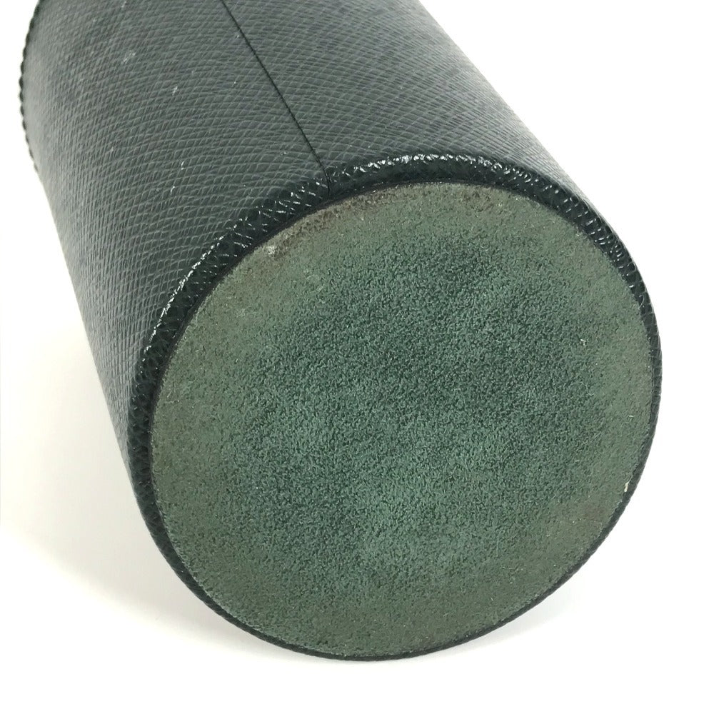 LOUIS VUITTON タイガ　 ペン立て ステーショナリー 小物入れ インテリア ペンケース タイガレザー ユニセックス エピセア グリーン - brandshop-reference