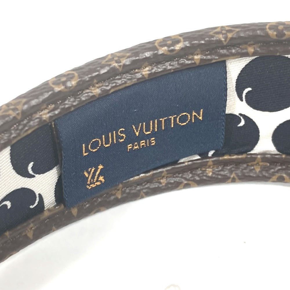 LOUIS VUITTON M77394 モノグラム ヘッドバンド・ビーマインドフル ヘアバンド アクセサリー カチューシャ シルク レディース