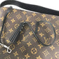 LOUIS VUITTON M94542 モノグラム イドール NN14GM カバン ポーチ付き 肩掛け バケツ型 ショルダーバッグ モノグラムキャンバス レディース ノワール ブラック