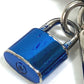 LOUIS VUITTON M61713 ポルトクレ ノット ロック カバン バッグチャーム キーホルダー レザー メンズ ブルー