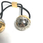 LOUIS VUITTON M80266 Planet LV Scrunchie Hair Accessory, Metal Hair Tie, Women's, Gold