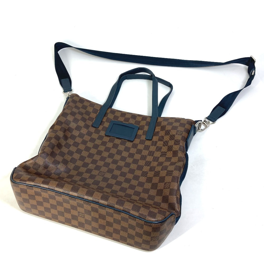 LOUIS VUITTON N41255 Damier Herald Bag, 2-Way Shoulder Bag/Crossbody Tote Bag, Damier Canvas, Men's, Ebene, Brown