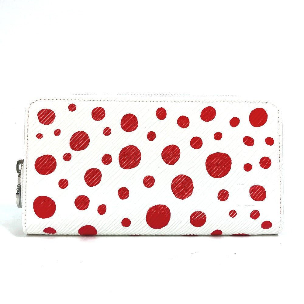 LOUIS VUITTON M81961 エピ 日本限定 LV × YK ジッピーウォレット 草間彌生 ラウンドファスナー 長財布 エピレザー レディース ルージュ レッド