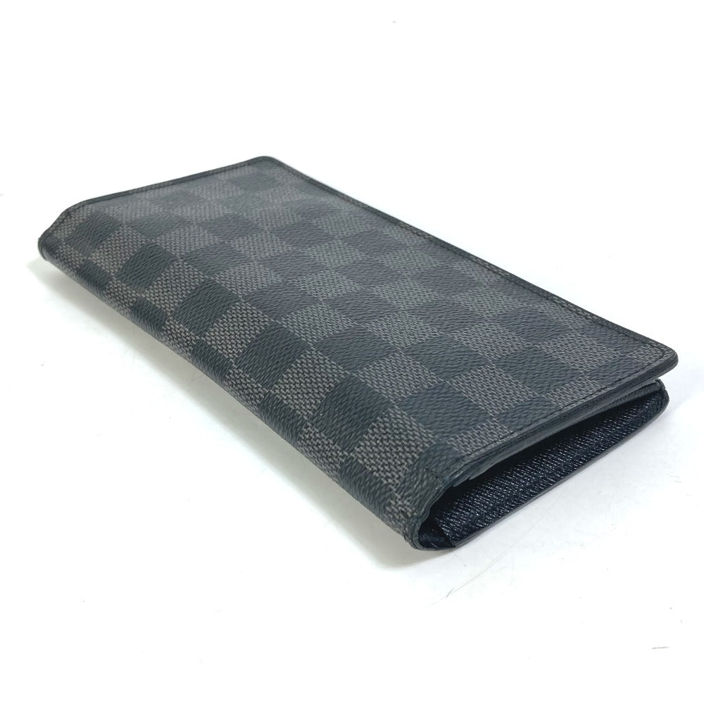 LOUIS VUITTON N62655　 ダミエグラフィット ポルトフォイユブラザ 旧型 2つ折り 長財布 ダミエグラフィットキャンバス メンズ ブラック