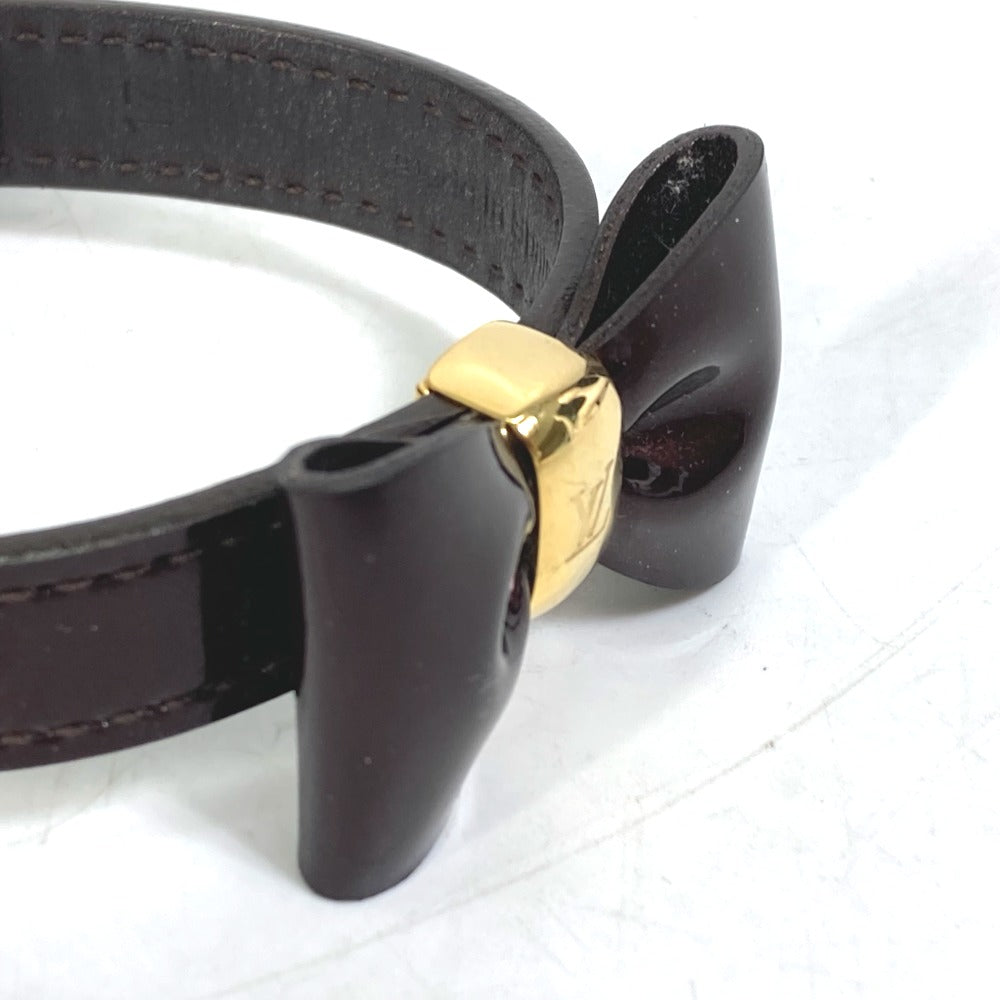 LOUIS VUITTON M6617F モノグラムヴェルニ ブラスレ フェイヴァリット リボン アクセサリー ブレスレット モノグラムヴェルニ レディース アマラント パープル