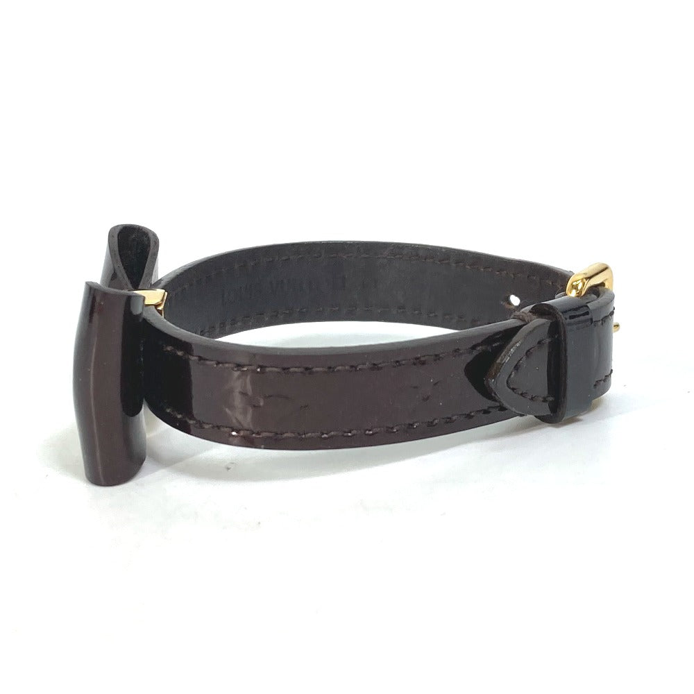 LOUIS VUITTON M6617F モノグラムヴェルニ ブラスレ フェイヴァリット リボン アクセサリー ブレスレット モノグラムヴェルニ レディース アマラント パープル