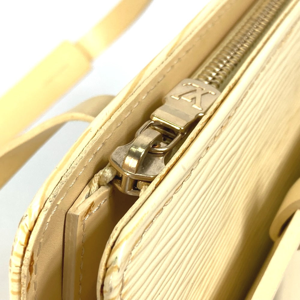 LOUIS VUITTON M5249A エピ クロワゼットPM カバン トートバッグ 肩掛け ショルダーバッグ エピレザー レディース ヴァニーユ イエロー