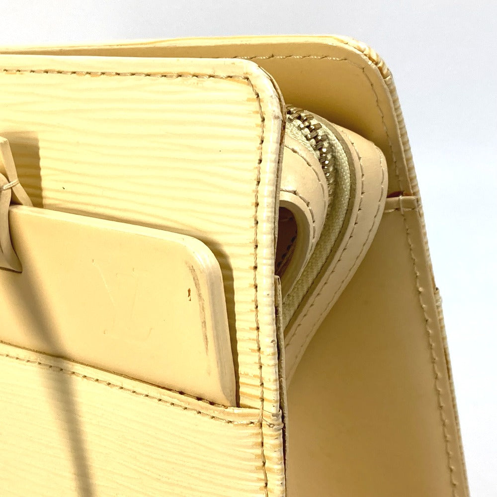 LOUIS VUITTON M5249A エピ クロワゼットPM カバン トートバッグ 肩掛け ショルダーバッグ エピレザー レディース ヴァニーユ イエロー