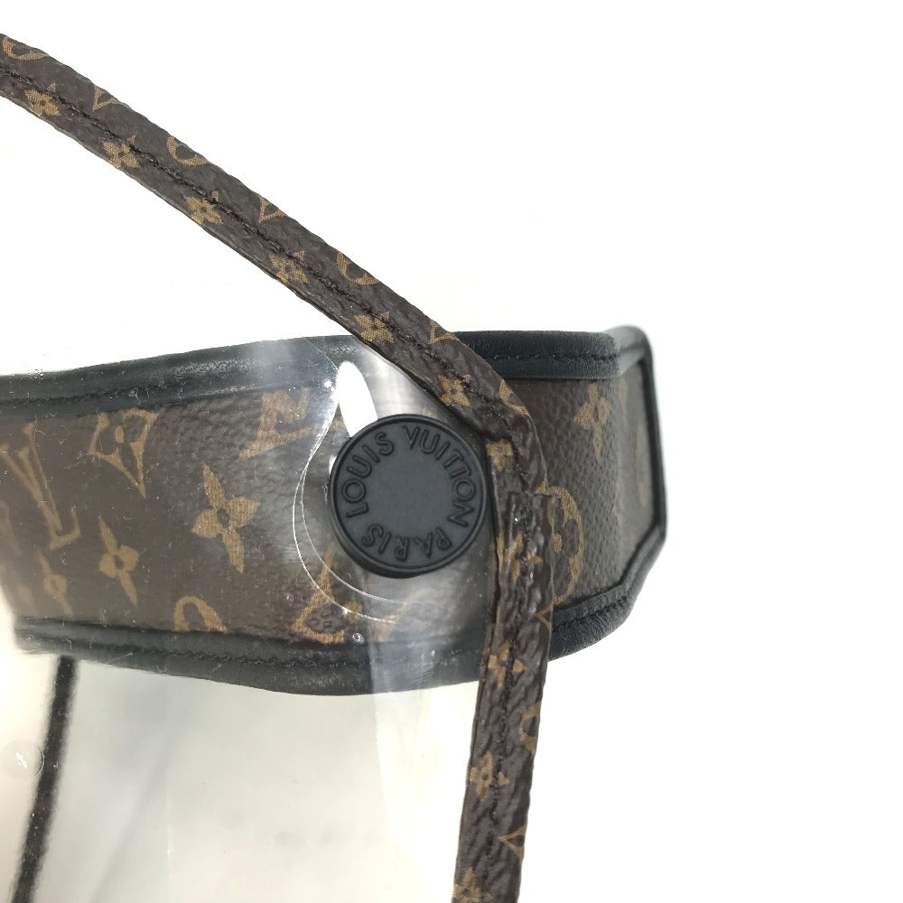 LOUIS VUITTON M76727 モノグラム ビジェール LV シールド 帽子 フェイスシールド サンバイザー モノグラムキャンバス レディース ブラウン