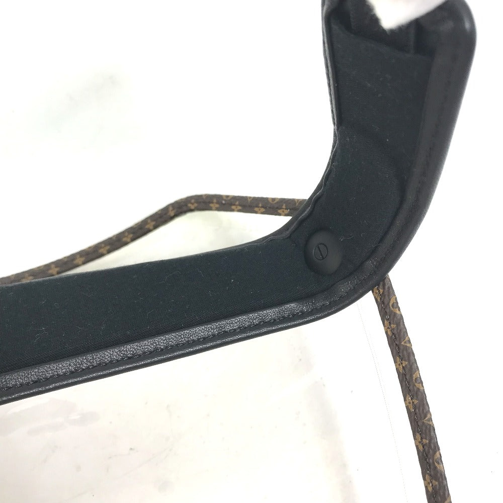 LOUIS VUITTON M76727 モノグラム ビジェール LV シールド 帽子 フェイスシールド サンバイザー モノグラムキャンバス レディース ブラウン