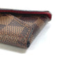 LOUIS VUITTON N60285 ダミエ ポシェット キリガミ チェーンネックレス付き 小銭入れ 財布 コインケース ダミエキャンバス レディース エベヌ ブラウン