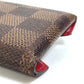 LOUIS VUITTON N60285 ダミエ ポシェット キリガミ チェーンネックレス付き 小銭入れ 財布 コインケース ダミエキャンバス レディース エベヌ ブラウン