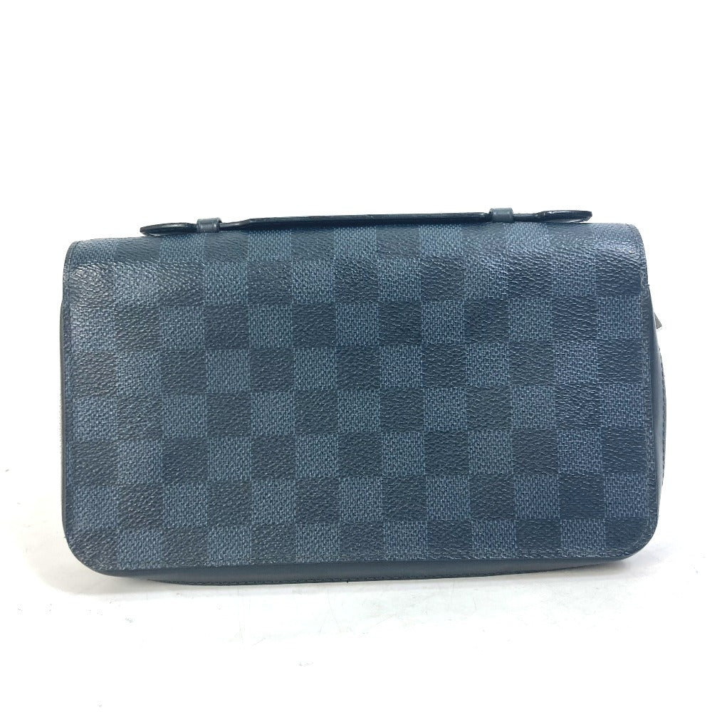 LOUIS VUITTON N41590 ダミエコバルト ジッピーXL トラベルケース ハンドバッグ 長財布 ダミエコバルトキャンバス メンズ ネイビー