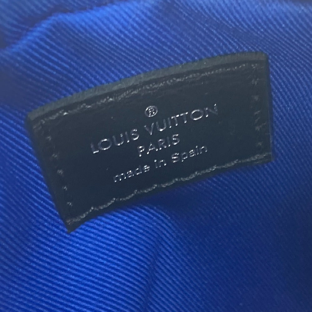 LOUIS VUITTON M45928 Monogram Eclipse Danube PPM Trunk Print Bag Comic Crossbody Shoulder Bag Monogram Eclipse Canvas Men's Black