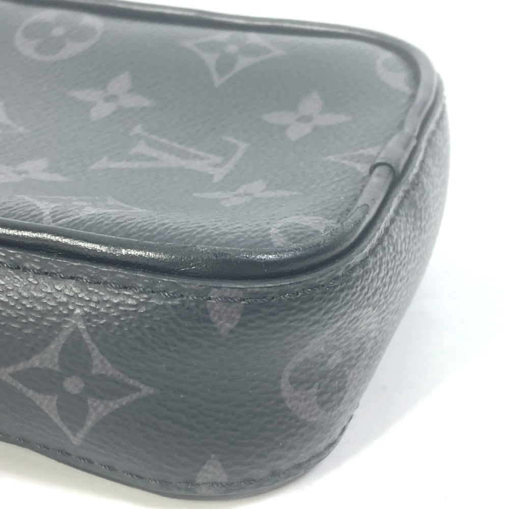 LOUIS VUITTON M45928 Monogram Eclipse Danube PPM Trunk Print Bag Comic Crossbody Shoulder Bag Monogram Eclipse Canvas Men's Black