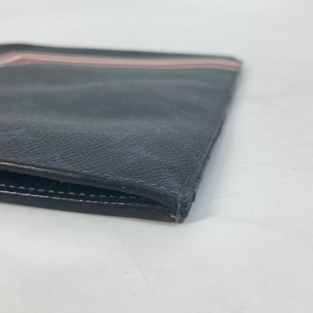 루이비통 M61679 모노그램 코발트 포셰트 줄 GM 스트라이프 백 파우치 클러치 백 캔버스 남성 네이비