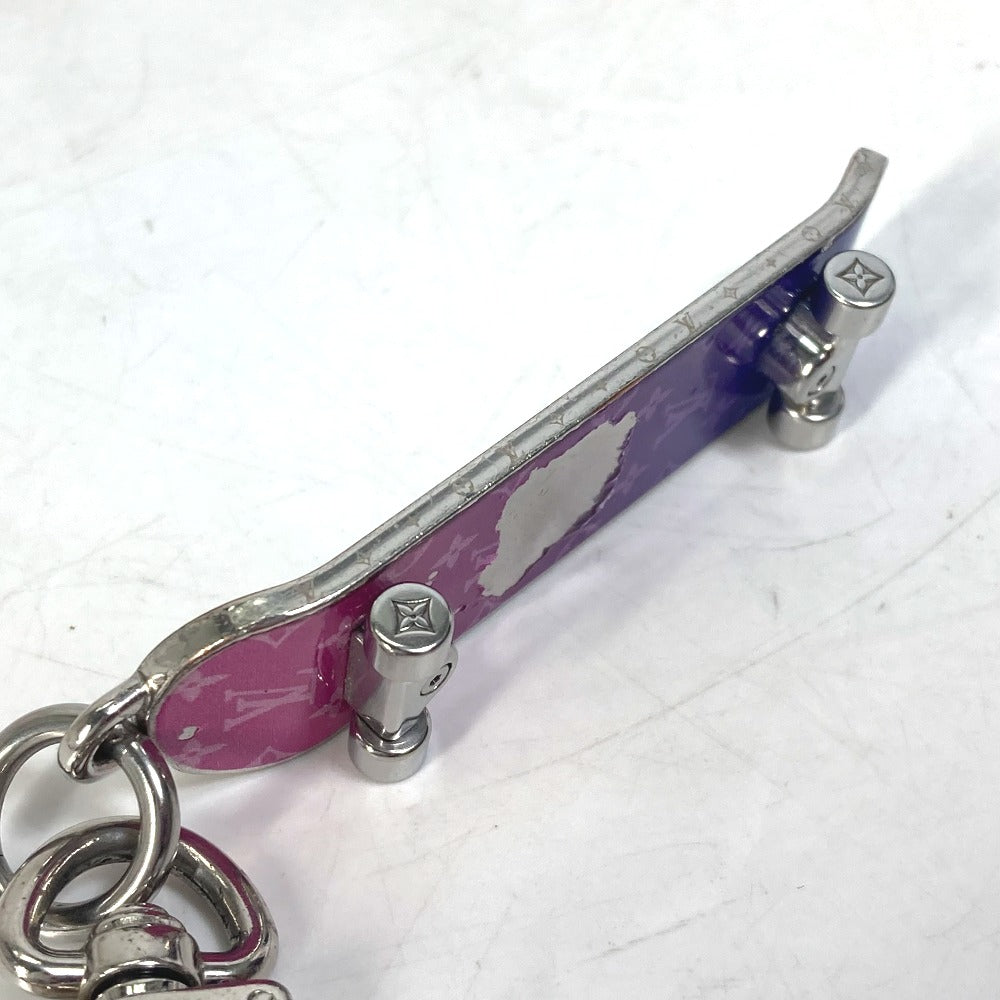 LOUIS VUITTON MP3269 スケボー ビジューサック スケートボード バッグチャーム キーホルダー メタル メンズ ブラック