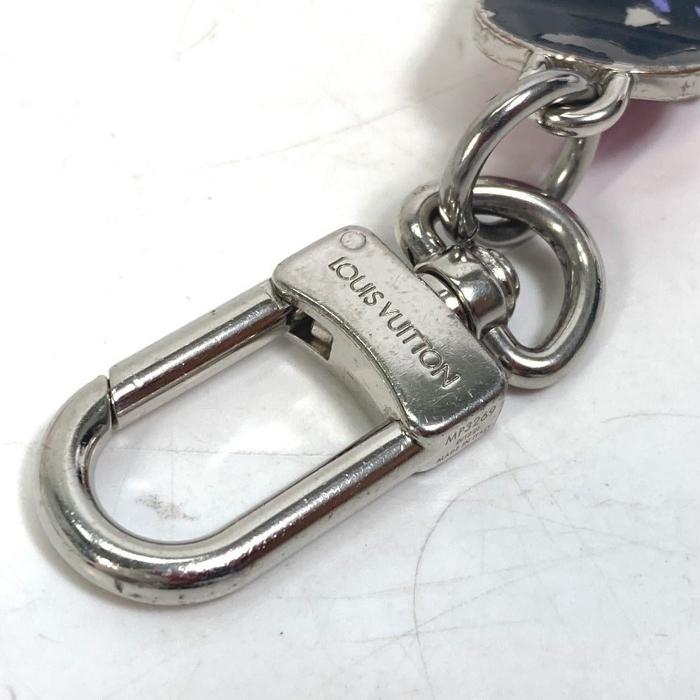 LOUIS VUITTON MP3269 スケボー ビジューサック スケートボード バッグチャーム キーホルダー メタル メンズ ブラック