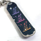 LOUIS VUITTON MP3269 スケボー ビジューサック スケートボード バッグチャーム キーホルダー メタル メンズ ブラック