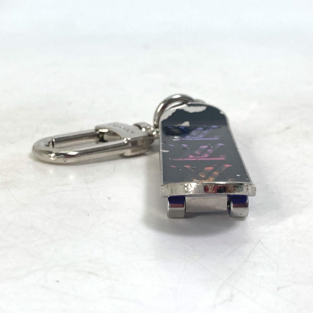 LOUIS VUITTON MP3269 スケボー ビジューサック スケートボード バッグチャーム キーホルダー メタル メンズ ブラック