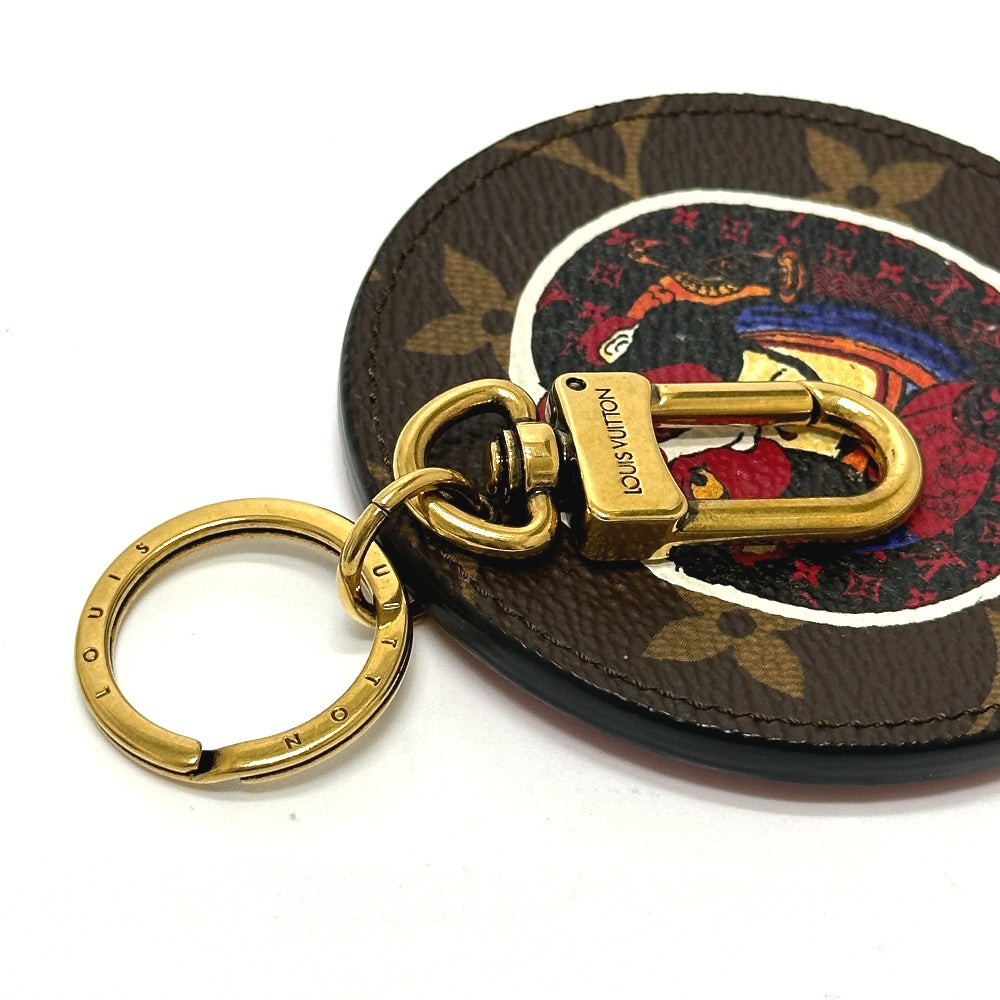 LOUIS VUITTON MP1949 Monogram Kansai Yamamoto Porte-Clés Illustre Kabuki Keychain Monogram Canvas Women's Brown