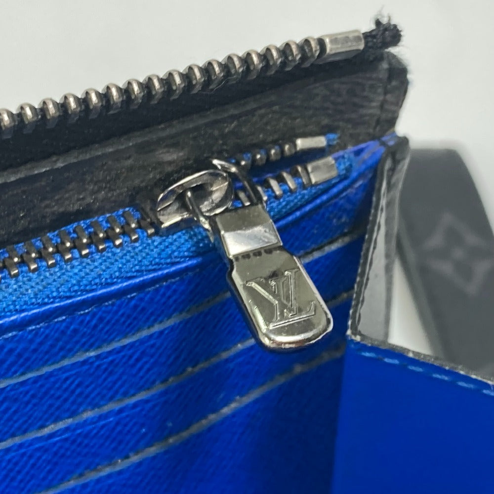 LOUIS VUITTON M80994 モノグラム エクリプス ジッピードラゴンヌ トランクプリント 長財布 モノグラムエクリプスキャンバス メンズ ブラック