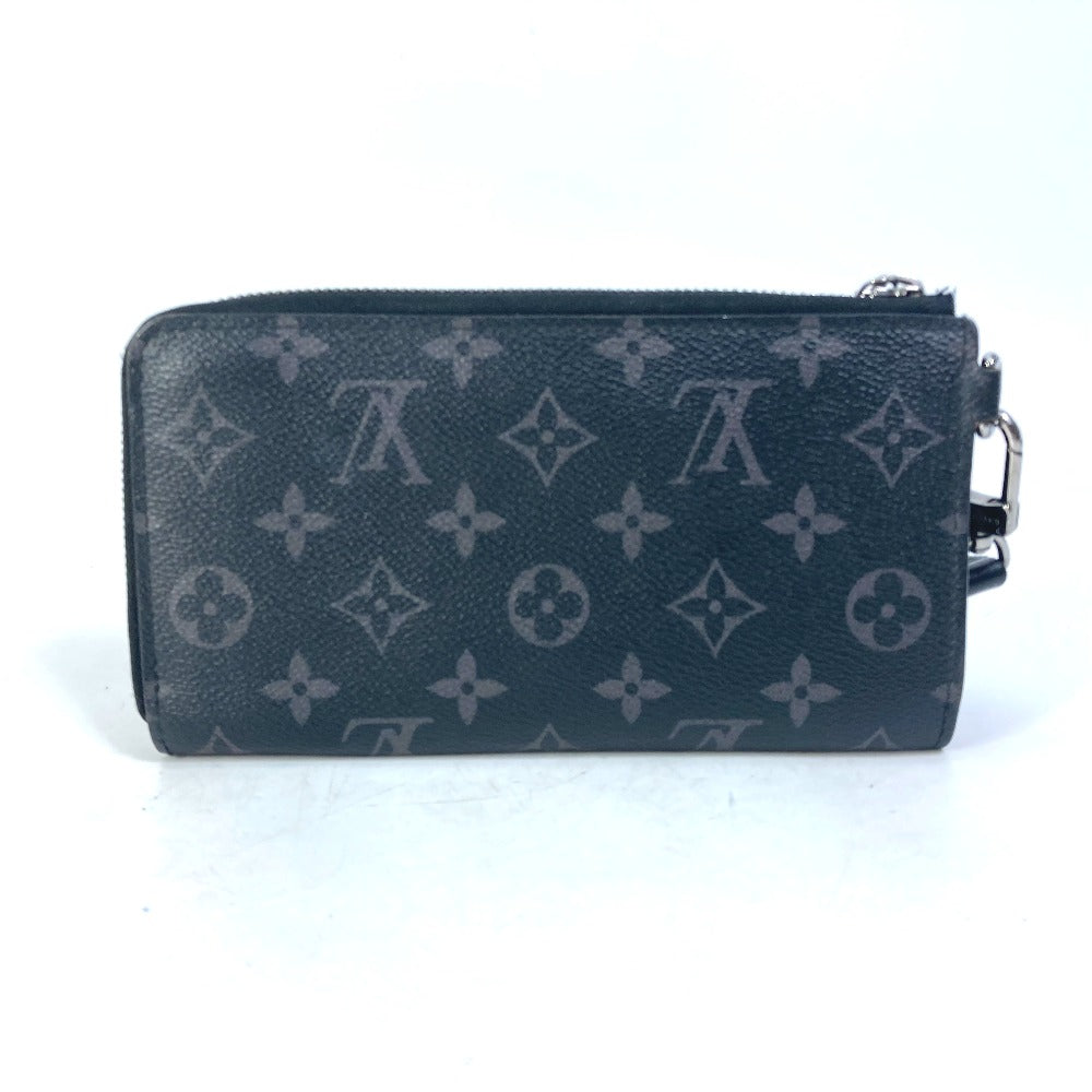 LOUIS VUITTON M80994 モノグラム エクリプス ジッピードラゴンヌ トランクプリント 長財布 モノグラムエクリプスキャンバス メンズ ブラック