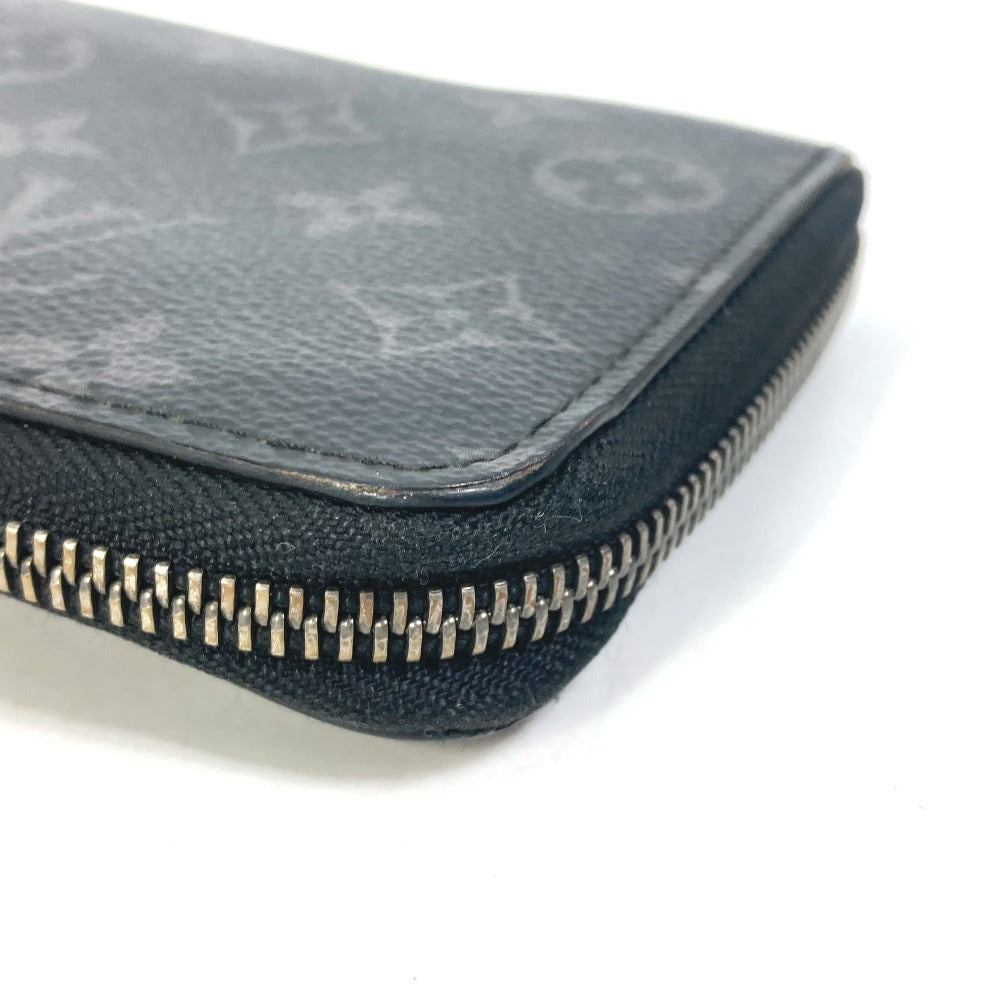 LOUIS VUITTON M80994 モノグラム エクリプス ジッピードラゴンヌ トランクプリント 長財布 モノグラムエクリプスキャンバス メンズ ブラック