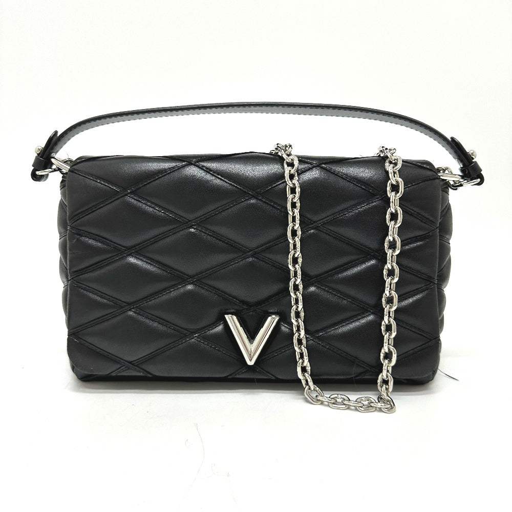 LOUIS VUITTON M50216 キルティング マルタージュ 2WAY チェーン ハンドバッグ 斜め掛け ショルダーバッグ レザー レディース ノワール ブラック