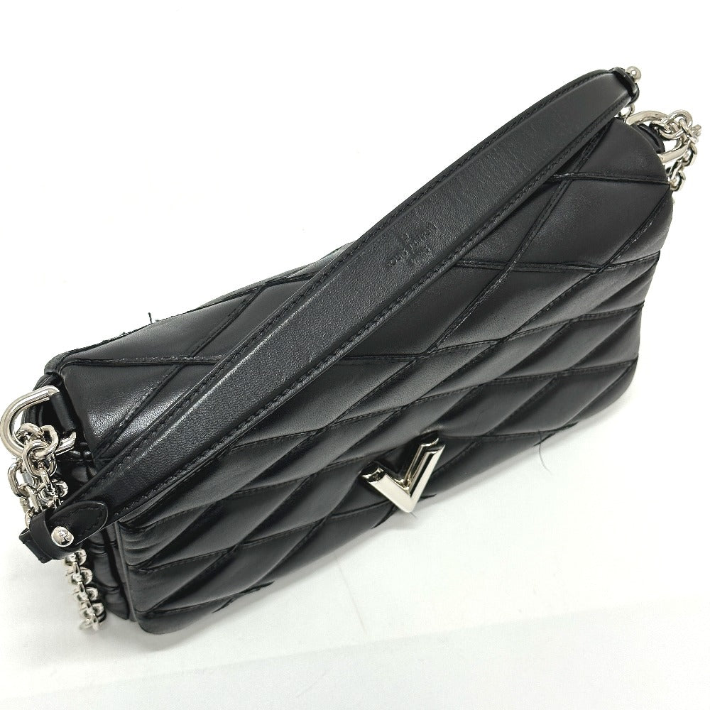 LOUIS VUITTON M50216 キルティング マルタージュ 2WAY チェーン ハンドバッグ 斜め掛け ショルダーバッグ レザー レディース ノワール ブラック