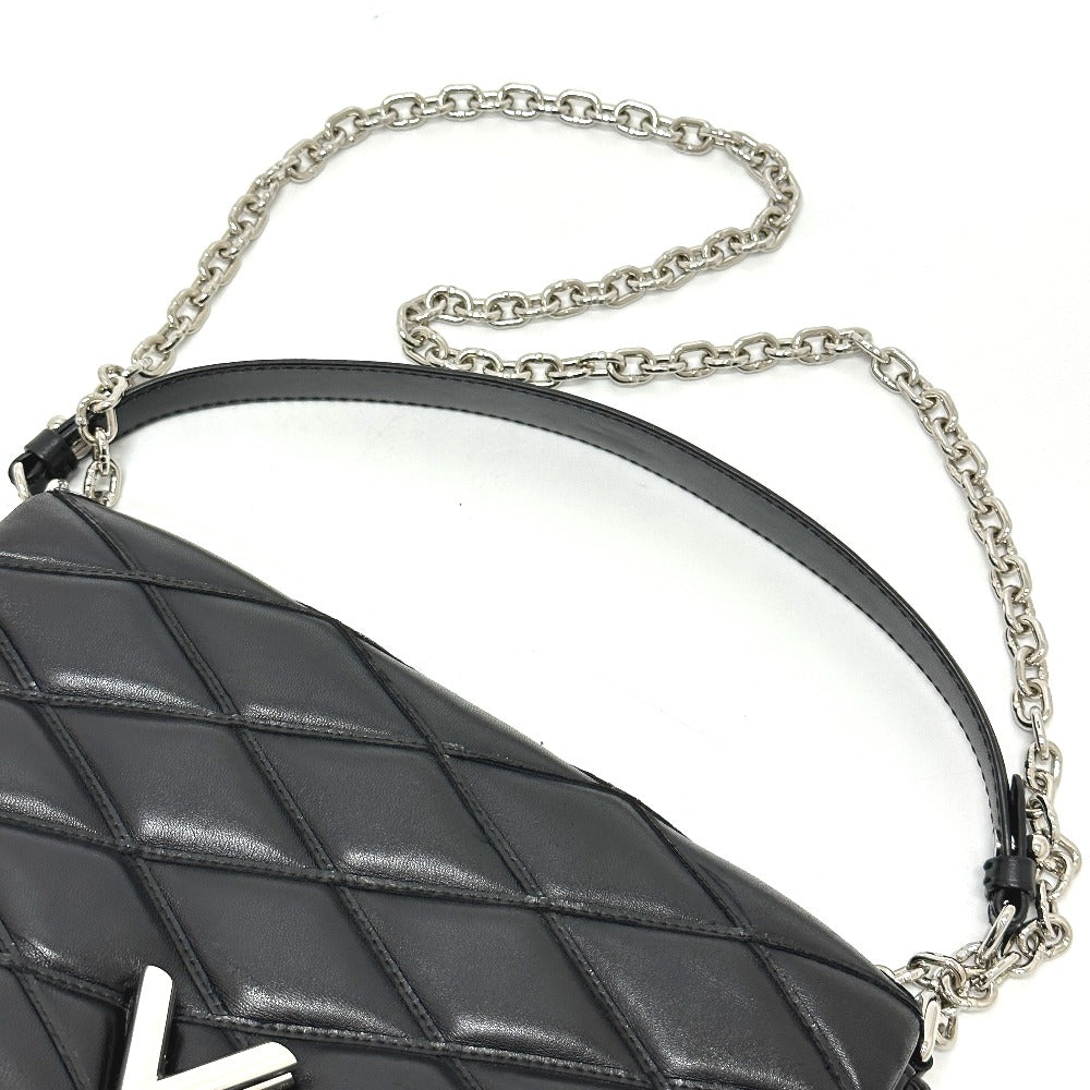 LOUIS VUITTON M50216 キルティング マルタージュ 2WAY チェーン ハンドバッグ 斜め掛け ショルダーバッグ レザー レディース ノワール ブラック